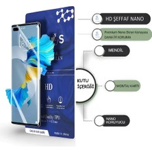 Tkgz Huwai Enjoy 90 PRO MAX Uyumlu NANO Ekran Koruyucu ULTRA İnce Esnek HD ŞEFFAF - Umbos
