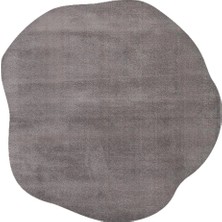 Hoom Rugs Bali Amorf 04 Antrasit Hav Toz Vermez Dekoratif Makine Halısı