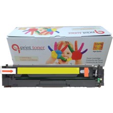 QPRİNT TONER Hp 203A CF542A Muadil Toner Sarı 1.400 Sayfa M254 M280 M281 LBP621 LBP623 CRG054 CRG045 201A CF540A