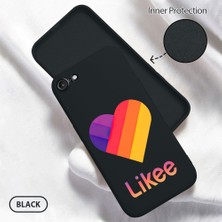 HONTINGA iPhone 8 ile Uyumlu Kılıfı Içi Kadifeli Düşüme Önleyici Basitlik Anti Düşme Kamera Korumali Kalp Desen Telefon Kılıfı Kadın ve Erkek Için Uygundur K6-0033
