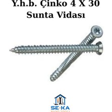 Seka Hand Tools Y.h.b. Çinko 4 x 30 Sunta Vidası ( 25 Adet)