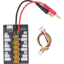 Emay Center 1s-3s XT30 Lipo Batarya Paralel Şarj Kartı Çoklu Şarj Adaptörü ve Balans Kablosu Seti Rc Dron