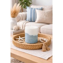 Betonique Stone Coastal Tarzı Dekarasyon Beton Mum