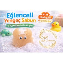 CAN Life Collection Güler Yüzlü Yengeç Sabun – El Yapımı Gliserinli Çocuk Sabunu | Eğlenceli & Hediyelik Set