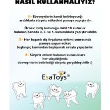 Esa Kids Diş Fırçalamak Artık Çok Eğlenceli! Esatoys Diş Dostu Motivasyon Panosu ve Ödül Seti