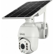İnox Dijital Inox 216 3mp 4g Sim Kartlı Güneş Panelli Solar Ptz Kamera Su Geçirmez Dış Mekan Bulut Destekli