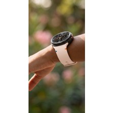 Lopard ​​samsung Galaxy Watch 8 Ultra Silikon Kordon Klasik Stil Ayarlanabilir Akıllı Saat Kayışı Pembe