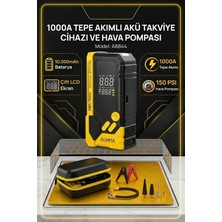 Auhma  A8844 Akü Takviyeli Şarjlı Hava Pompası | Dijital Göstergeli
