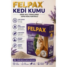 Felpax Premium Topaklanan Lavanta Kokulu Kedi Kumu 6 Litre