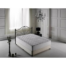 Doqu Home Comfyline Çift Kişilik Alez 180 x 200 Façalı Sıvı Geçirmez Beyaz Microfiber