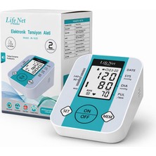 Life Net Medikal Üst Koldan Ölçer Dijital Tansiyon Aleti Nabız Ölçer USB Girişli JN-163D