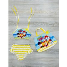 Öykü Kids Çantalı Kız Çocuk Bikini Takımı