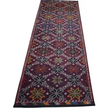 Zehra Abla Halı El Dokuma Ender Çiçekli Yörük Cecim Yolluk Yün Kilim 7308