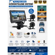 Siegen 7 Inç Ön Arka Görüş Monitörü 2 Kameralı Ahd Gece Görüşlü Park Sistemi 12V-24V