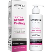 Dermomin Peeling Krem Arındırıcı Siyah Nokta Karşıtı Vitamin C, Aloe Vera, Vitamin E 100 ml