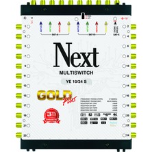Next Multiswitch Sonlu Gold Plus Uydu Santrali YE 10/24 S 24 Abone Çıkışlı Yüksek Performans