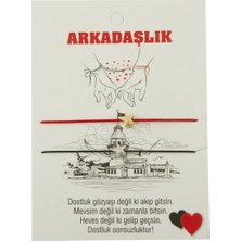 Pileli Store Yıldız Arkadaşlık Ip Bileklik 2 Adet