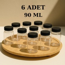 Handanca Detox - Meyve Suları Smoothie'ler Diyet Sporcu Içeceği ve Pet Meyve Suyu Şişesi 6 Adetli 90ML