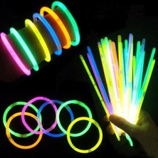 Dodomar Işıklı ve Fosforlu Neon Bileklik 50 Adet Glow