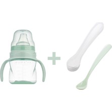 Mamajoo Antikolik Alıştırma Bardağı 160 ml Açık Yeşil Ergonomik Tasarım 6 Ay+ Kullanıma Uygun