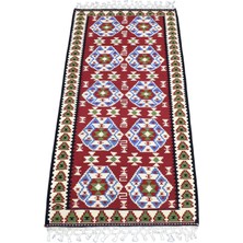 Zehra Abla Halı Yeni El Dokuma Otantik Doğu Anadolu Van Yün Kilim 7305