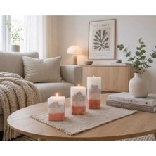 Betonique Stone Modern Minimalist Iskandinav 3 Lü Set Beton Mum