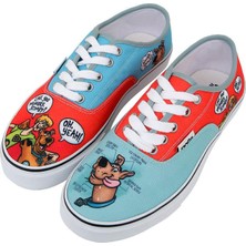 Dogo Kadın Vegan Çok Renkli Sneakers - Warner Bros Hungry Doo Scooby Doo Tasarım