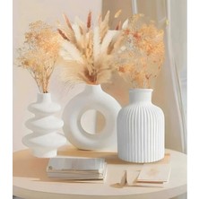 Handanca 3lü Iskandinav Tarzı Bohem Vazo Hediyelik Pinterest Pampas Vazosu Set Vazo Dekoratif Eşya
