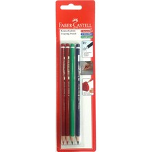 Faber-Castell 2 Adet Kırmızı-Mavi-Yeşil Kopya Kalemi Çocuklar İçin Kolay Yazım Deneyimi