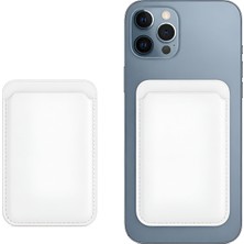 Dexmon iPhone 17 / 16 / 15 / 14 / 13 / 12 Telefon ve Kılıf Arkası Magsafe Pu Deri Kartlık Cüzdan Tüm Modellerle Uyumlu