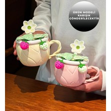 Giftmoda Çilek Rüyası Kahve Kupası BM-1983