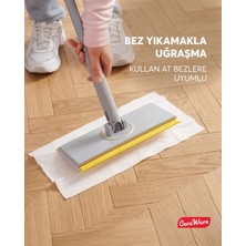 Ceraware Home Care Pratica Click Mop Set El Değmeden Bez Tak Çıkar Kullan At ve Tüm Bezlerle Uyumlu