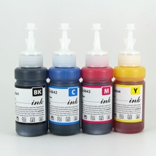 Ppt Premium® Epson L110 Uyumlu 4 Renk Mürekkep Seti Siyah Renk Net ve Canlı Renkler Ofis ve Ev Kullanımı