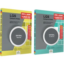 Karakutu Yayınları 2026(Nisan güncellemesi dahil)8.SINIF LGS Çıkmış ve MEB Örnek Soruları Matematik-FEN SAYISAL Çalışma 2li Kitap SET