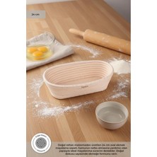 Handanca Puder - Ekmek Mayalama Sepeti Oval 24 cm