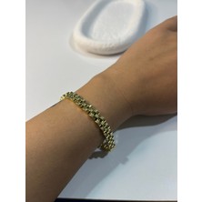 Hüma Butik Xuping Gold President Model Saat Kordonu Bileklik - Kuyumcu Işçilikli