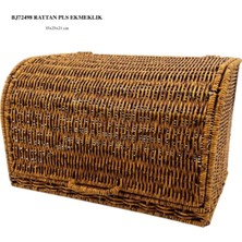 Handanca Rattan Plastık Ekmeklık Kapaklı