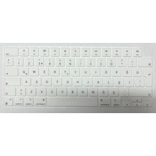 Hk Teknoloji Macbook Pro 14 Inç A3426 M5 Pro A3427 M5 Max Işlemcili 2026 Model Türkçe Q Silikon Klavye Koruyucu