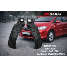 EP Garaj Otomotiv Honda Cıty 2005–2008 Uyumlu Sağ & Sol Çamurluk Davlumbaz Takımı