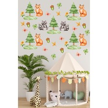 Esa Kids Odanız Rengarenk Bir Hayvanlar Alemine Dönüşsün! Esatoys Sevimli Hayvanlar Sticker Seti