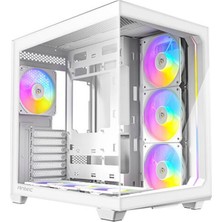 Antec C5 Argb Whıte 7X120MM Argb Fanlı Temperli Camlı Dual Chamber Mid Tower Oyuncu