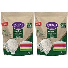 Duru Doğal Granül Matik Sabun Klasik 2 kg 50 Yıkama Standart Koku ile Beyazlar ve Renkliler İçin