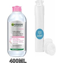 Garnier Micellar Kusursuz Makyaj Temizleme Suyu 400ML Makyaj Temizleme Mendili 100 'lü Hediye
