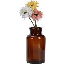 Handanca Amber Yazısız Cam Vazo - 500 ml