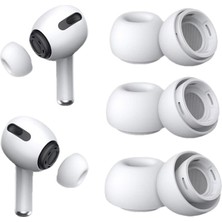 Apple Airpods Pro 2 Uyumlu Zore Silikon Kulaklık Ucu Yedek Ear Tip Yumuşak Ergonomik Lyon Tech