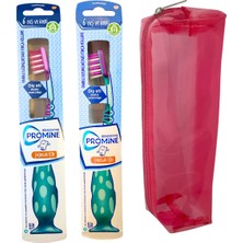Sensodyne Promine Çocuk 6+ Yaş Diş Fırçası 2 Adet (Pembe-Mor) + Çanta Hediyeli