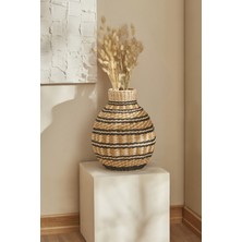 Handanca Jina Hasır Vazo 10X31X25 cm