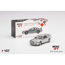 Mini T Mini Gt 1/64 107 Nissan Skyline Gt-R (R32) - Nismo S-Tune Silver