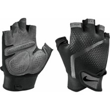 Nike N0000004-068 Mens Erkek Extreme Fitness Eldiveni Siyah-Gri Nefes Alan Malzeme ile Konforlu Kullanım