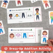 Farcy Kes-Yapıştır-Oyna Bebek Giydirme Motor Becerisi Geliştirme Eşleştirme Oyunu